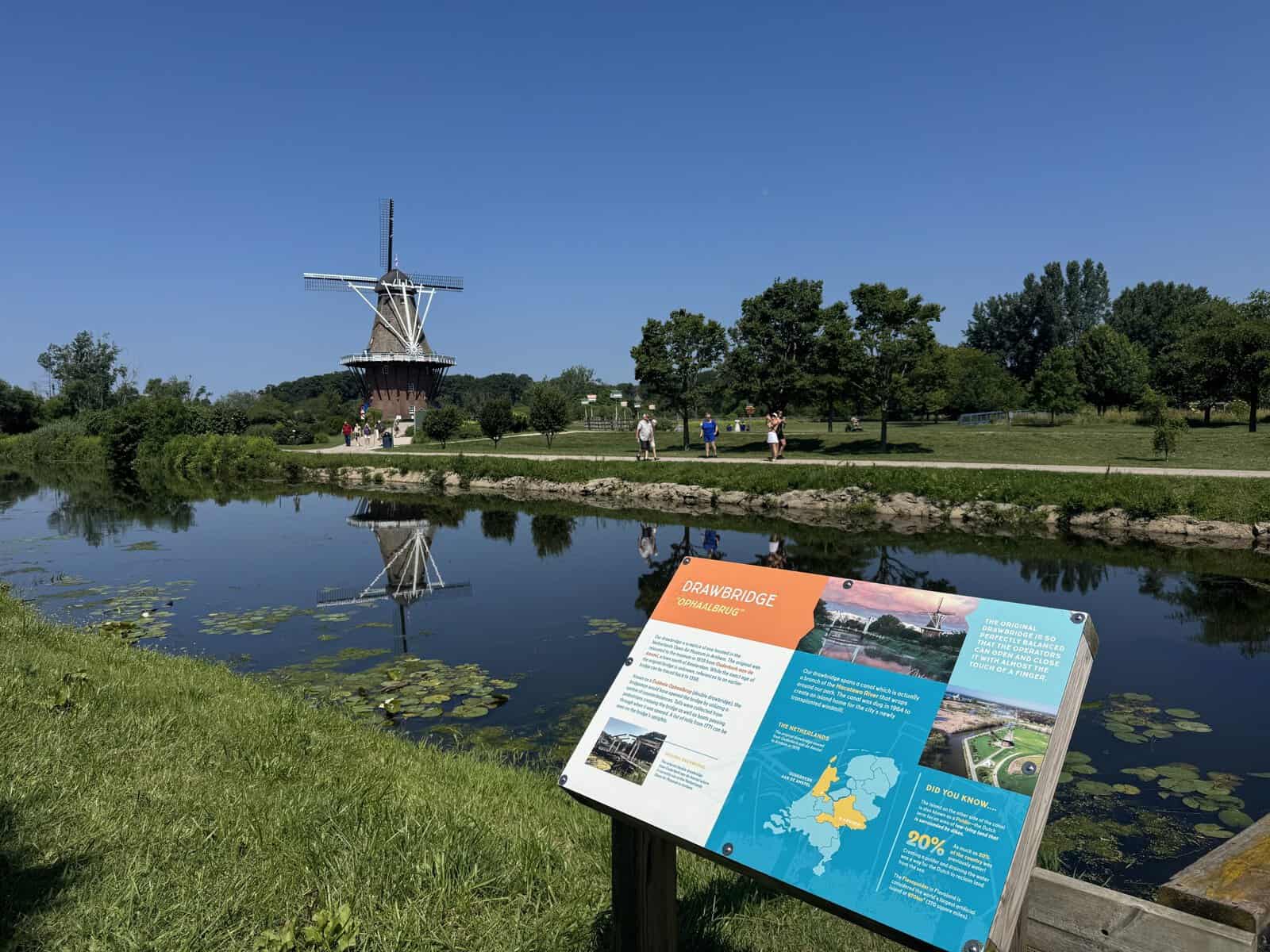 portrait photo of Windmill Island Gardens in Holland, Michigan