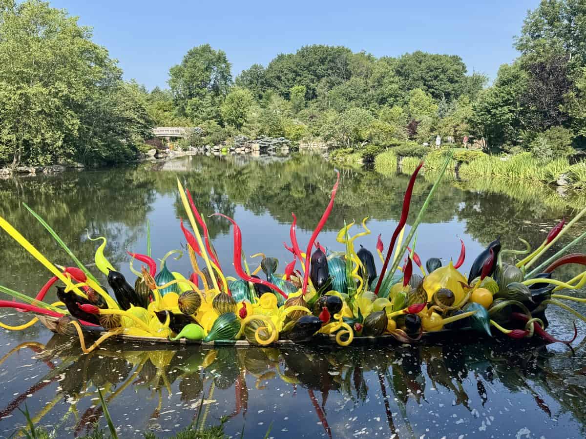Chihuly exhibit at Meijer Gardens and Sculpture Park in Grand Rapids, MI