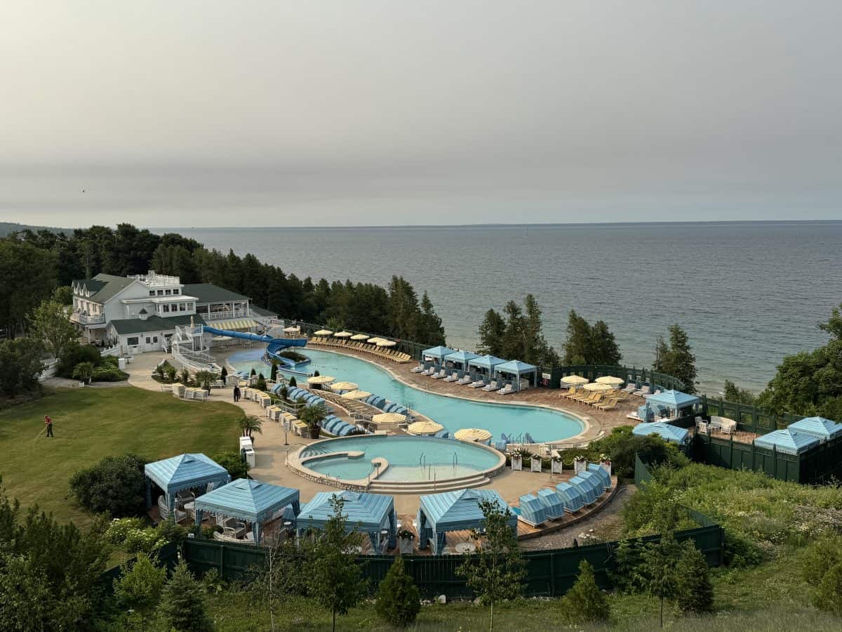 Esther Williams Pool complex at the Grand Hotel on Mackinac Island