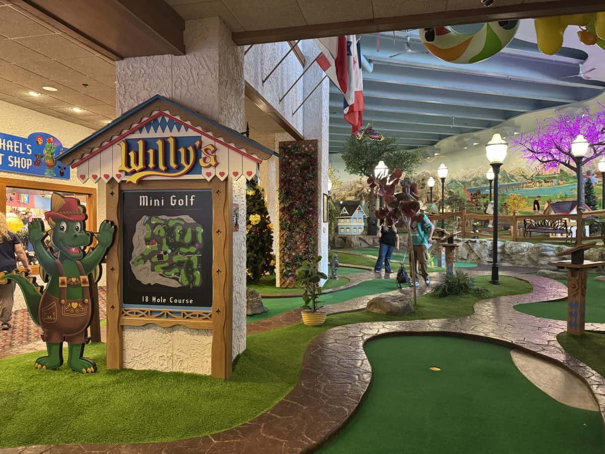 Willy's Miniature Golf at Bavarian Inn Lodge in Frankenmuth, MI