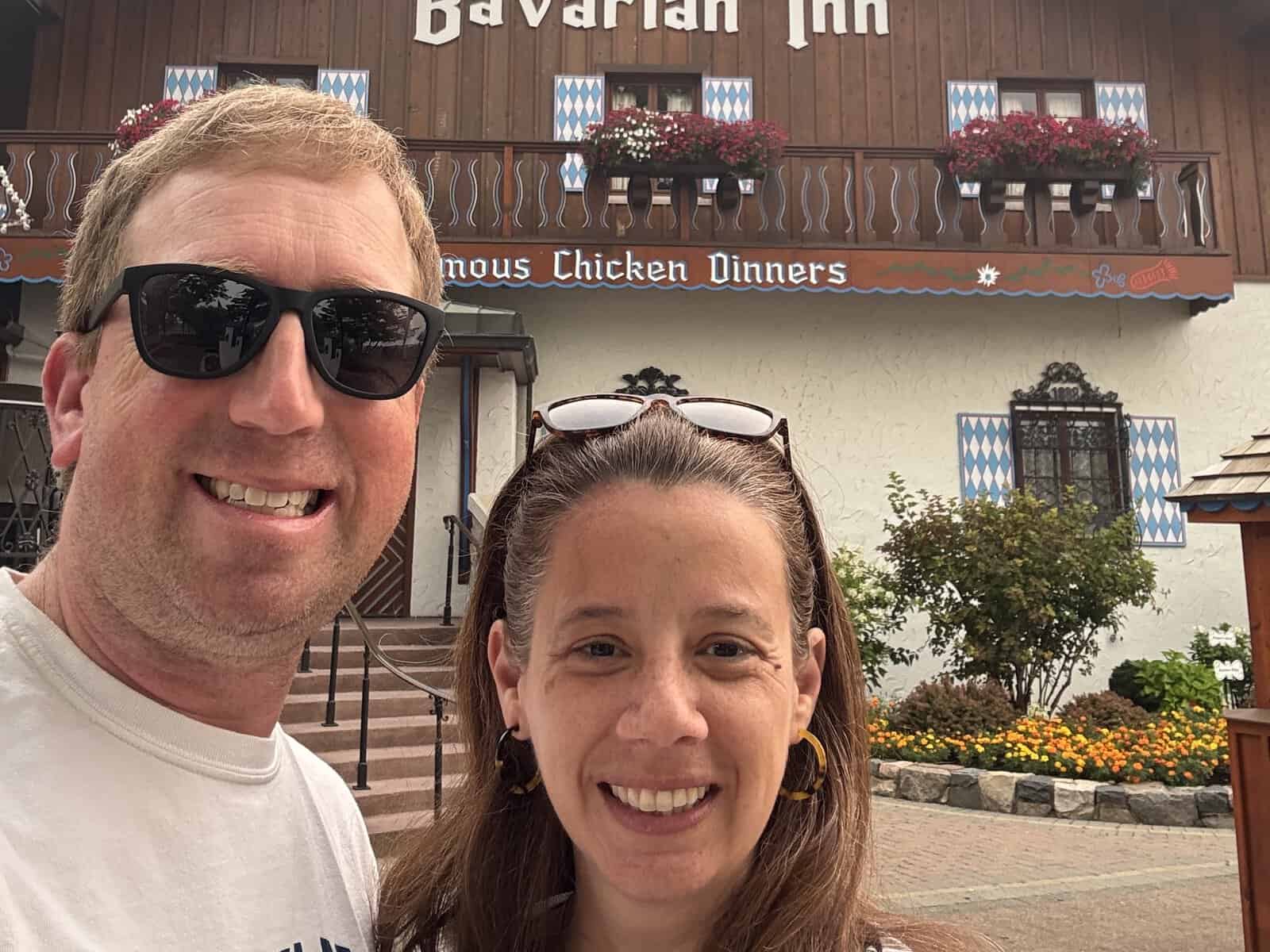 outside of the Bavarian Inn Lodge