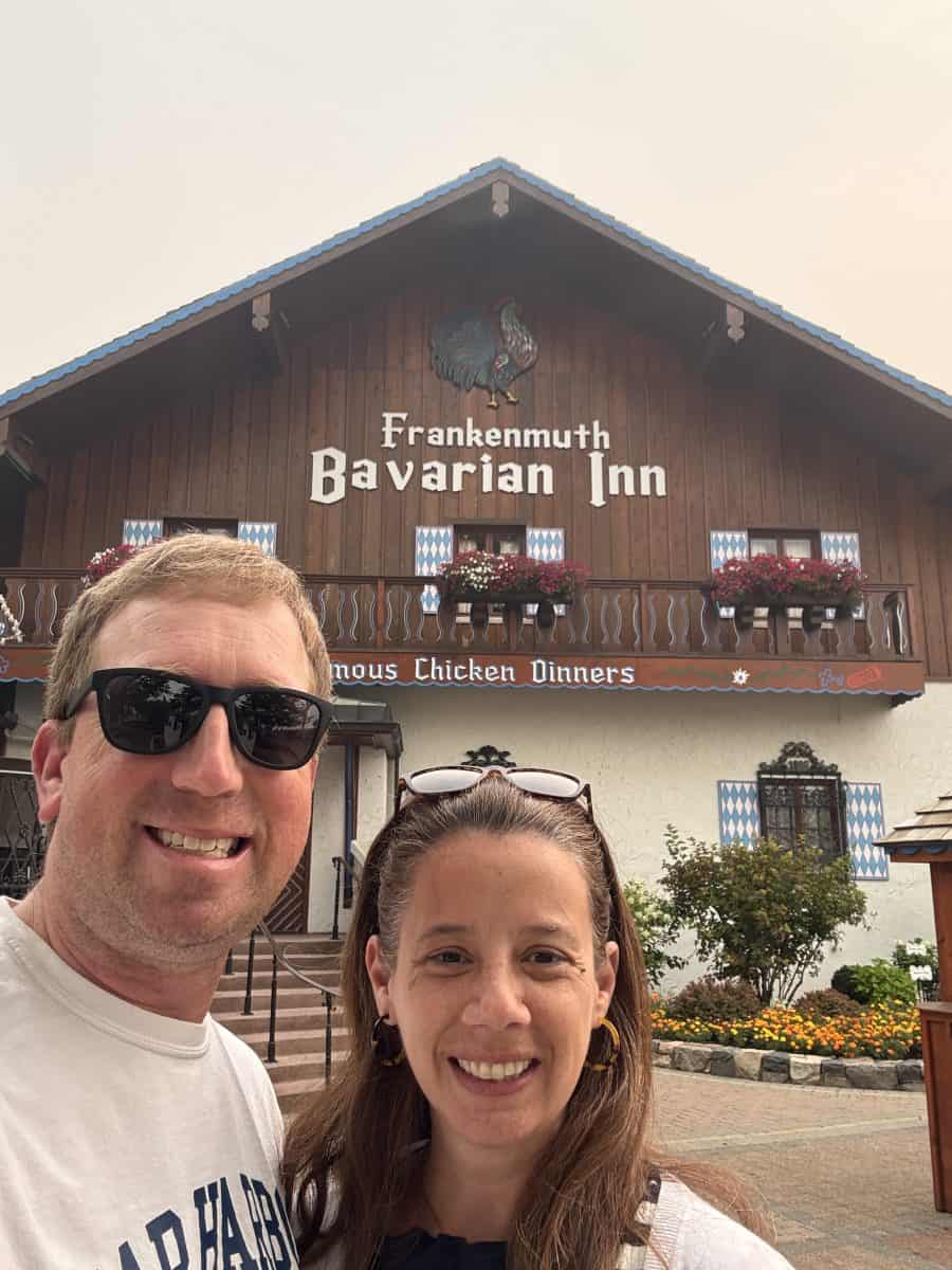 outside of the Bavarian Inn Lodge 