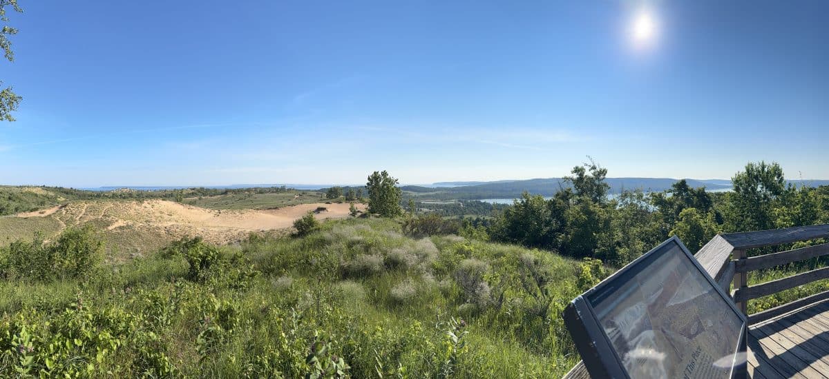 Sleeping Bear Dunes National Lakeshore in Michigan