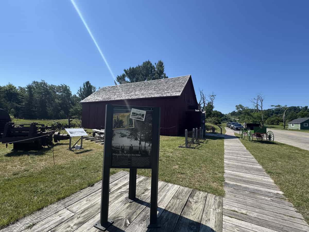 Black Smith Shop in Glen Harbor Village in Sleeping Bear Dunes National Lakeshore in Michigan